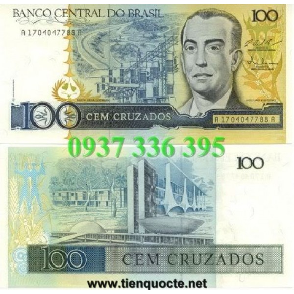 MS48 :Brazil 100 Cruzados 1989