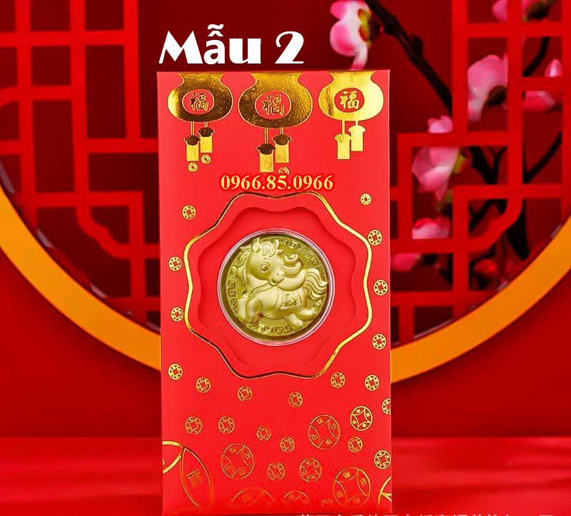 bao lì xì con ngựa