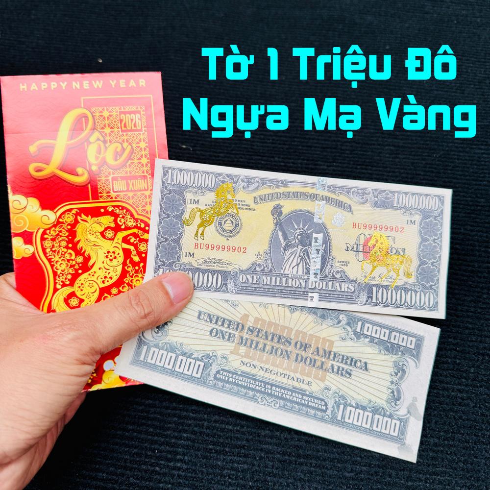 tiền 1 triệu usd ngựa vàng 2026